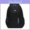 Oxford Fabric Unisex Business Backpack With Letter Printed For Travel And Laptop Storage