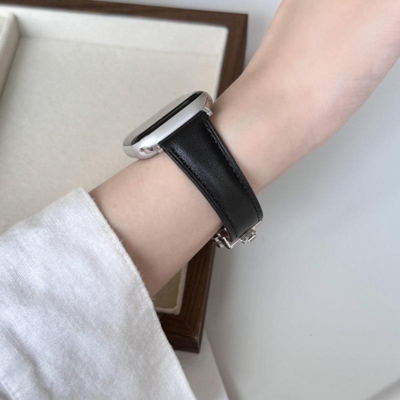 Empress Dowager Magnetic Leather Band for Apple iWatch S10 9876SE – Premium Women's Strap