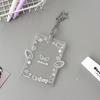Graffiti Angel Acrylic Card Holder with Wing Design