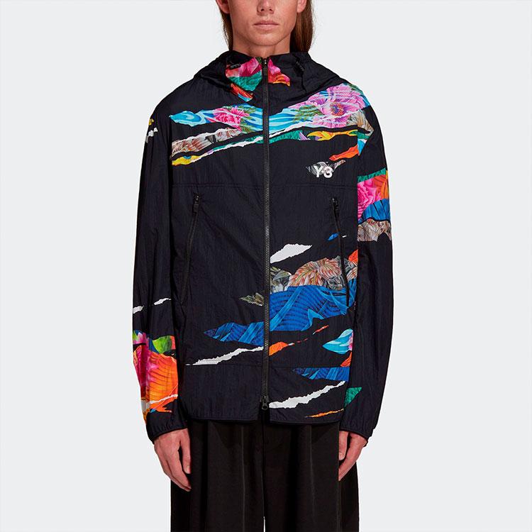 Y-3 Ss22 Color Block Pattern Foldable Jacket Men Jacket Black HG8851