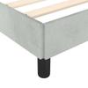 Bed Frame without Mattress Light Grey California King Velvet