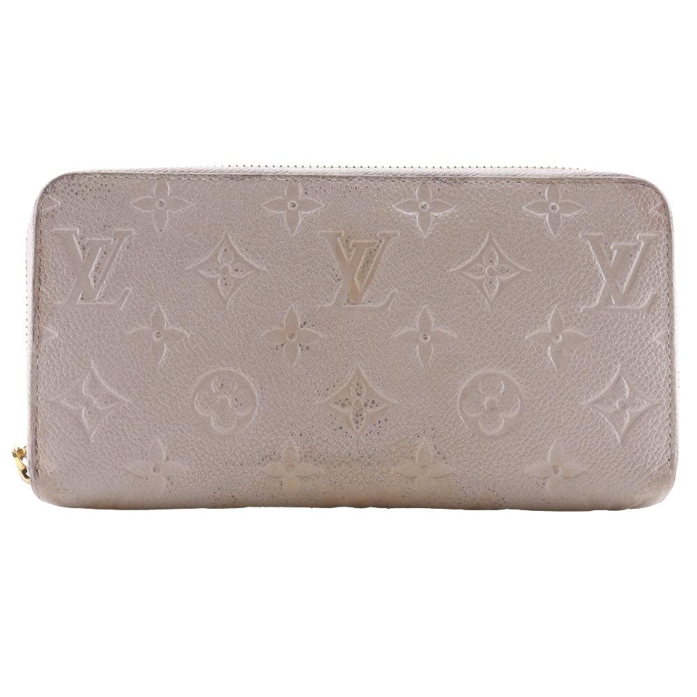 

LOUIS VUITTON Zippy wallet Purse M69034 Tour rail gray Monogram Ann Platt Women Used
