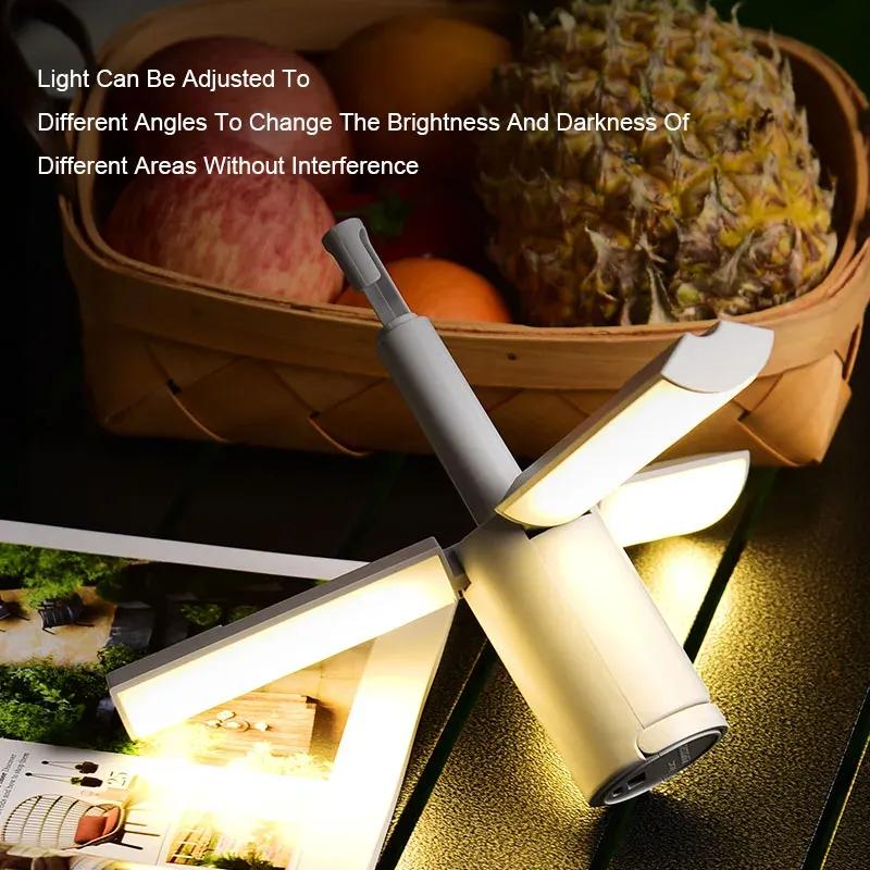 Outdoor Multifunctional Folding Camping Lamp Tent Atmosphere Lamp Handheld Hanging Lamp Portable Lighting Lamp