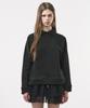 Podeowedeo Black Collared Sweatshirt (Black)