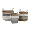 Basket set DKD Home Decor 49 x 49 x 57 cm Bamboo Boho