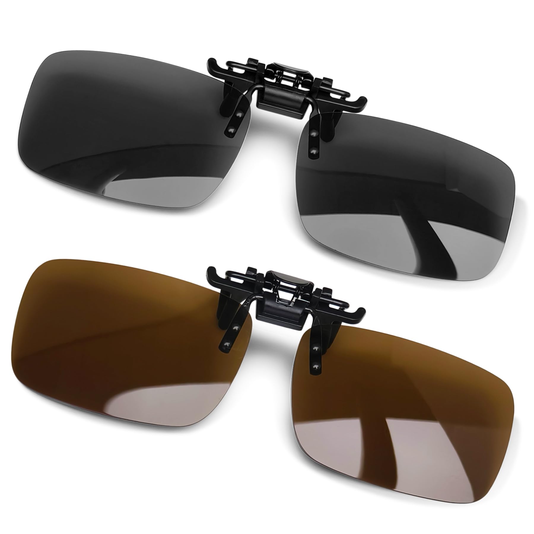 

KANASTAL Sunglasses with Fits Over UV400 Ultra for and Unisex Clip-on Flip-Up Clip, Eyeglasses, Protection, Lightweight, Polarized, Fishing, Driving,