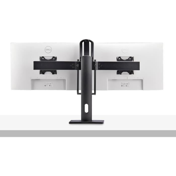 StarTech Suport de Birou pentru Ecrane Duble de 27, Montaj VESA 75x75/100x100, Înălțime Reglabilă Fără Unelte