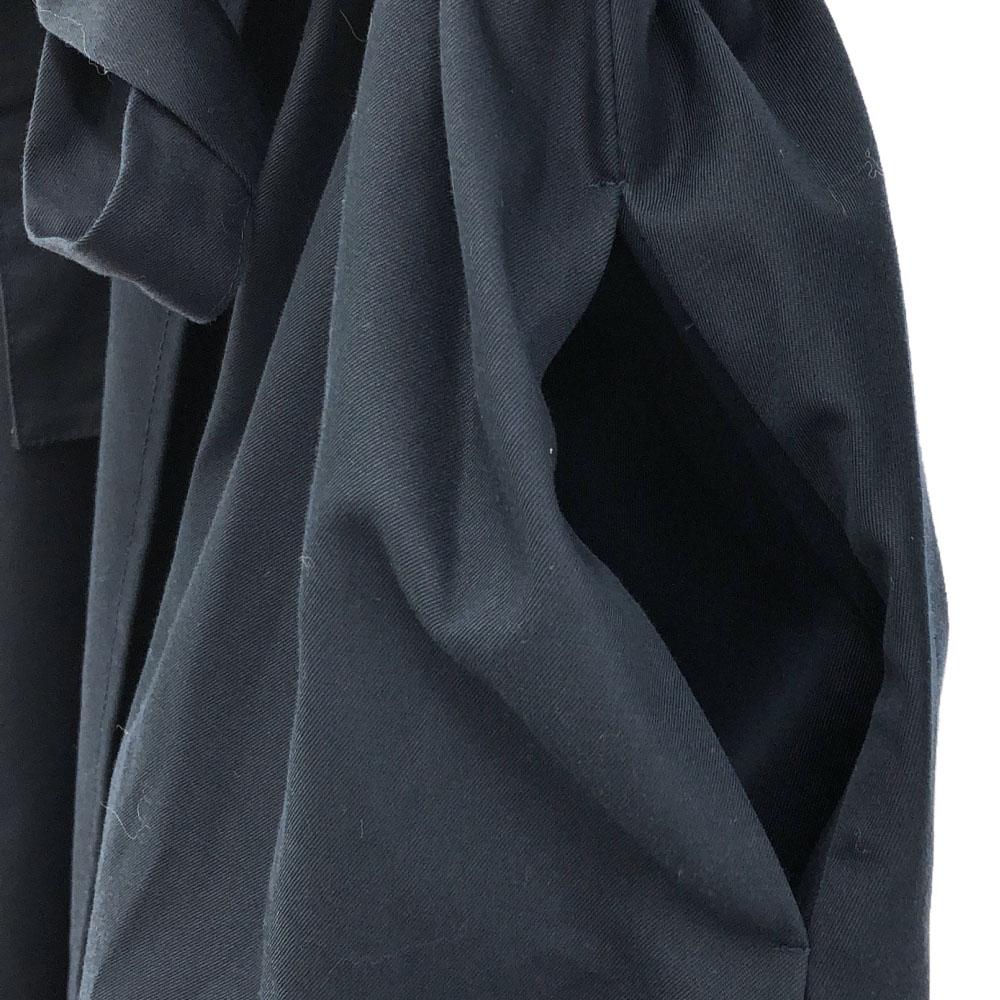 Mizuiro Ind Made In Japan Long Sleeve Gown Coat Navy Women Used