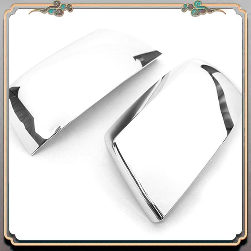 A73Q-Chrome ABS Car Side Rearview Mirror Cover Trim For Toyota- Sequoia 2007-2020