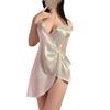 Sexy temperament lace-up suspenders V-neck irregular temptation pure desire erotic underwear