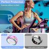6 Pack Smart Ring Protector Compatible with Oura Ring Gen 3/Samsung Galaxy Ring, Silicone Ring Cover for Working Out, Fashion Patterns -