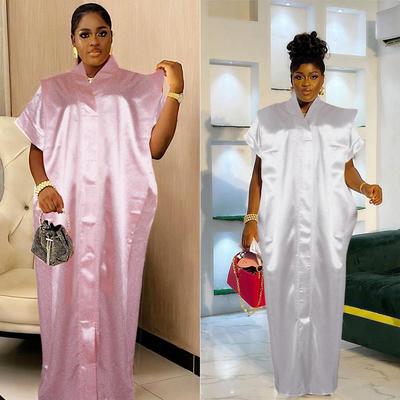 African Women's Plus Size Dress: Middle Eastern Islamic Ethnic Style Robe