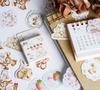Cute Self-adhesive Stickers, Handmade Account Decoration, DIY Sealing Stickers, 46 Pieces
