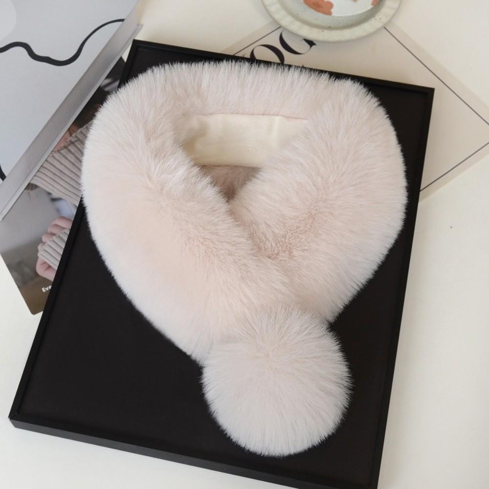 Soft Cross Neck Warmer Thickened Neck Warm and Shawl Casual Neck Collar