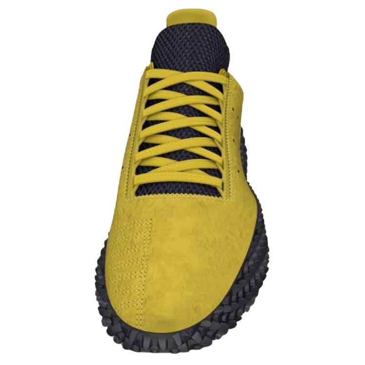 Adidas Originals Kamanda Slip Resistant Abrasion Resistant Low top Casual Shoes Unisex Yellow Black G27712