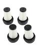 Flat Pleated Filters Cordless Vacuum Filters Allergen-Free Rooms Convenient Replacement Filters High Performance 6.9cm 2.72inch
