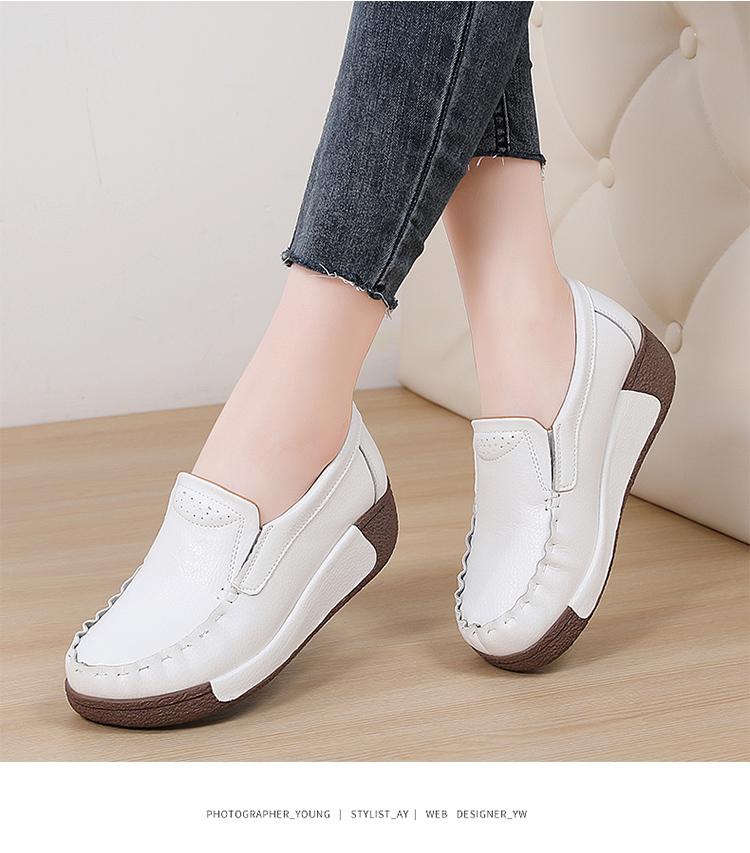 Jesień nowa platforma buty babeczki lekkie buty jednoczęściowe buty codzienne