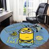 1pc Minions Office Round Area Rug, Under Office Chairs Bedroom Living Room Home Decor, Available in Various Sizes01