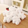 Snowflake Christmas Throw Pillow: Festive White Ornament for Home Decor, Parties & Window Display
