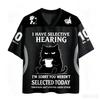 Weird irritable black cat3D Print Sport Quickdry Breatha Men V-neck Tshirt Outdoor Street Casual Fashion  Y2K Parent-child Cloth