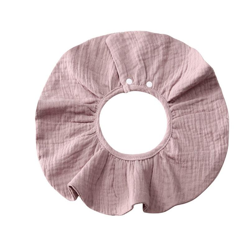 

Многослойный нагрудник для кормления, вращающийся на 360 градусов, детский фартук для отрыгивания слюней для детей от 0 до 3 лет, дышащий нагрудник для кормления 1pc фиолетовый