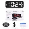Multifunctional USB Charging Vibrating Alarm Clock with Bed Shaker for Heavy Sleepers with Strong Vibration