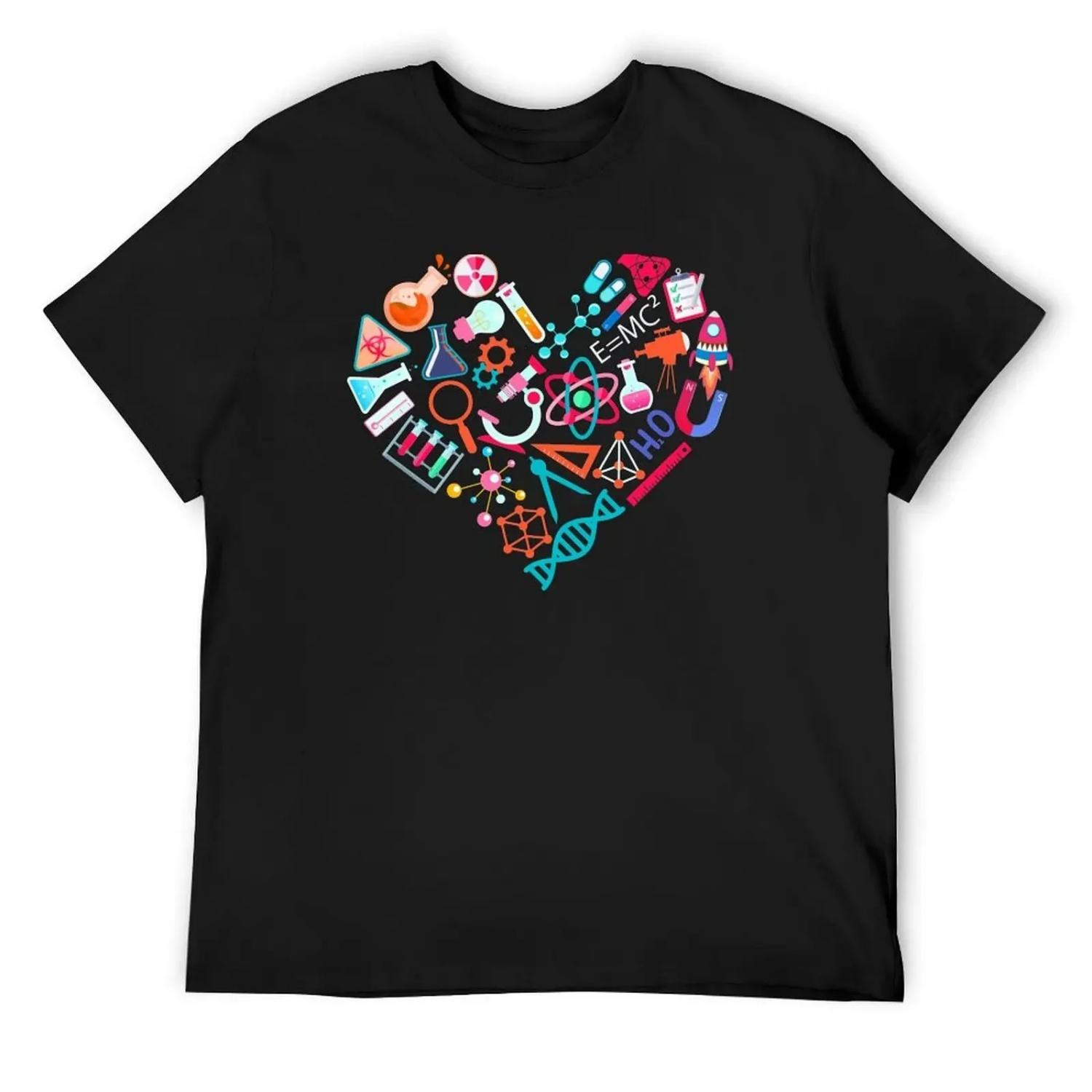 Love Chemistry T-Shirt blanks croswit shirt man customs design your own luxury t-shirt mens plain t shirts S