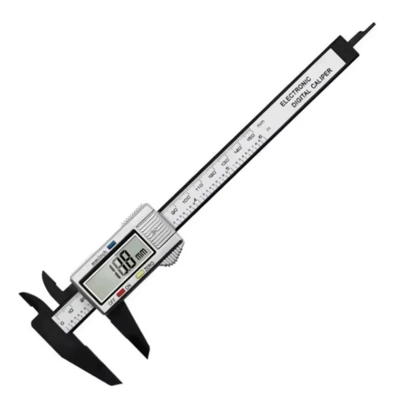 150mm 100mm Digital Caliper Carbon Fiber Dial Vernier Caliper Gauge Micrometer Measuring Tool Ruler