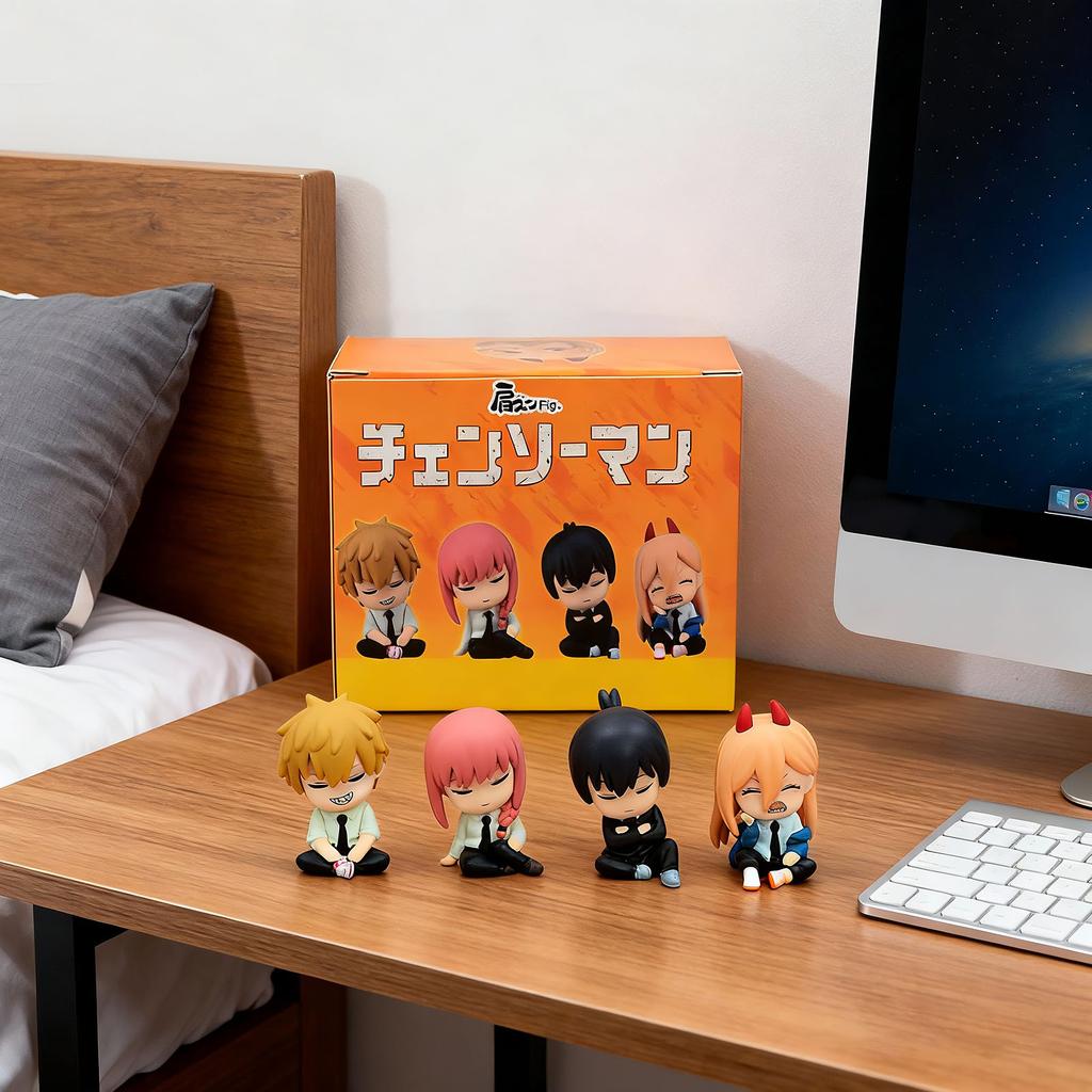 Universal 9.45 Inch Cartoon Figurine, Suitable For Home Décor, Car Dashboard Decoration, Cute Collectibles, Or Gaming Character Statues. Available