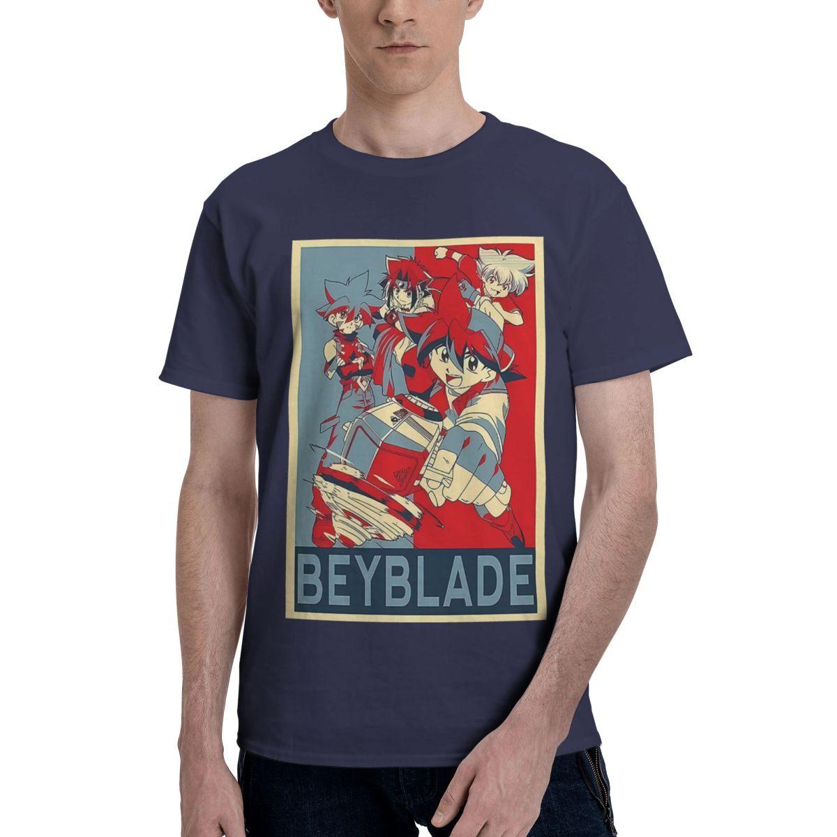 

Propagation BeybladeCharacters 100 Cotton Casual Breathable Confortable Anime Funny TShirt For Men Men Clothes 4XL