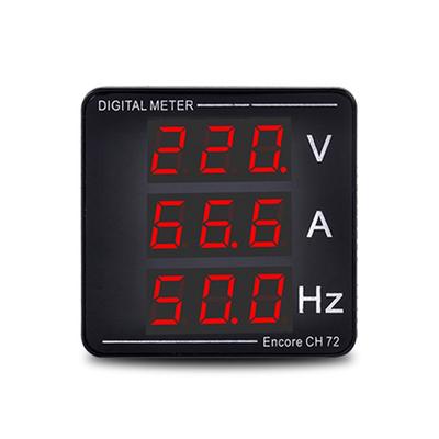 A96I-AC Ammeter Voltmeter Three Display Current Voltage Frequency Meter AC50-500V AC0-120A 10-99.9Hz