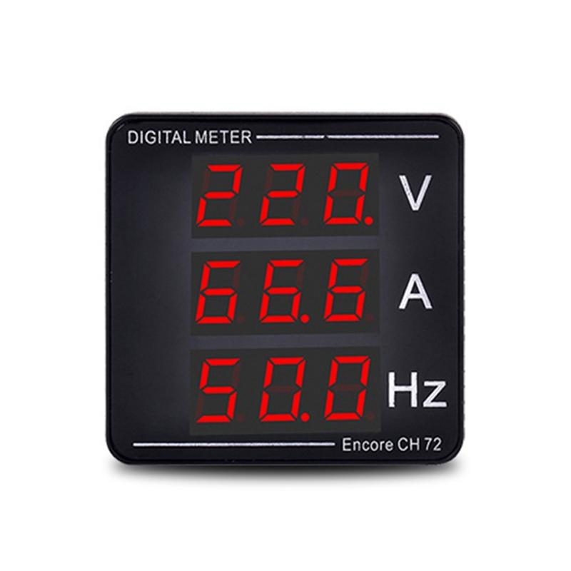 

A96I-AC Ammeter Voltmeter Three Display Current Voltage Frequency Meter AC50-500V AC0-120A 10-99.9Hz