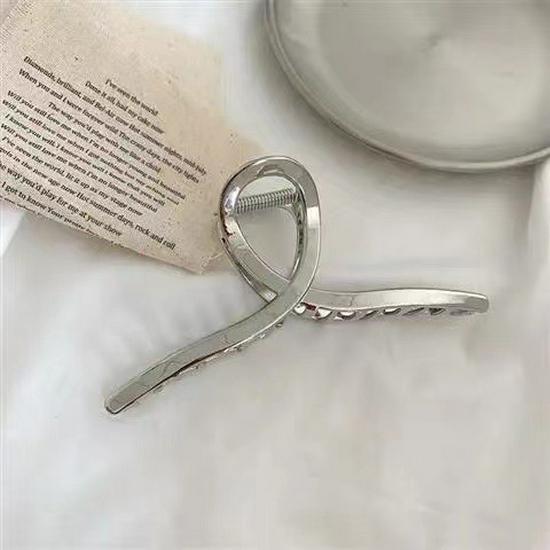 High-End Large Metal Claw Hair Clip for Women - Elegant Updo Accessory