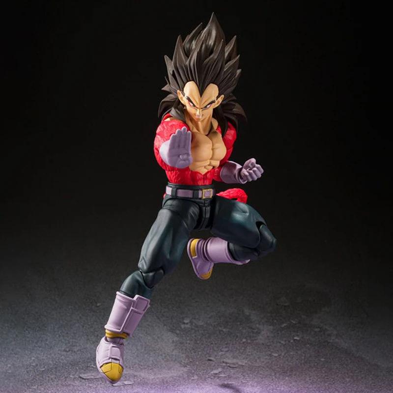 SHF Dragon Ball GT Figuren Super Saiyan 4 Son Goku Vegeta Actionfigur Bewegliches Sammlerstück Anime Saiyan Gott Goku Puppenmodell Spielzeug