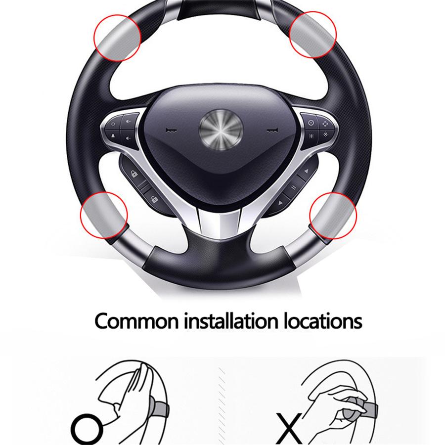 Black Car SUV Steering Wheel Booster Ball Aid Power Handle Assister Spinner Knob