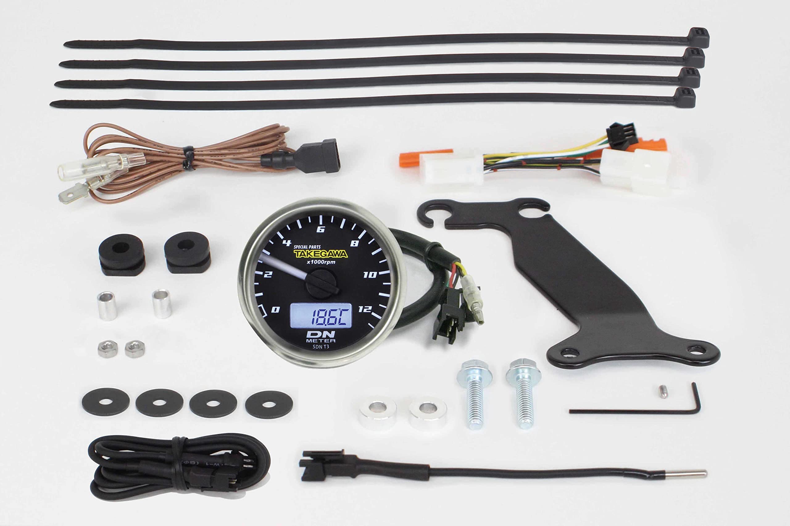 Special Parts Takegawa Small DN Tachometer 12500RPM CT125 (TAKEGAWA) 48 (JA55) 05-05-0084