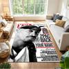 2pac Customized Name Area Rug Design for Hallway Study Room Decorate Room Bedrooms Anti-slip Rug Anime Office Decor Best for Christmas