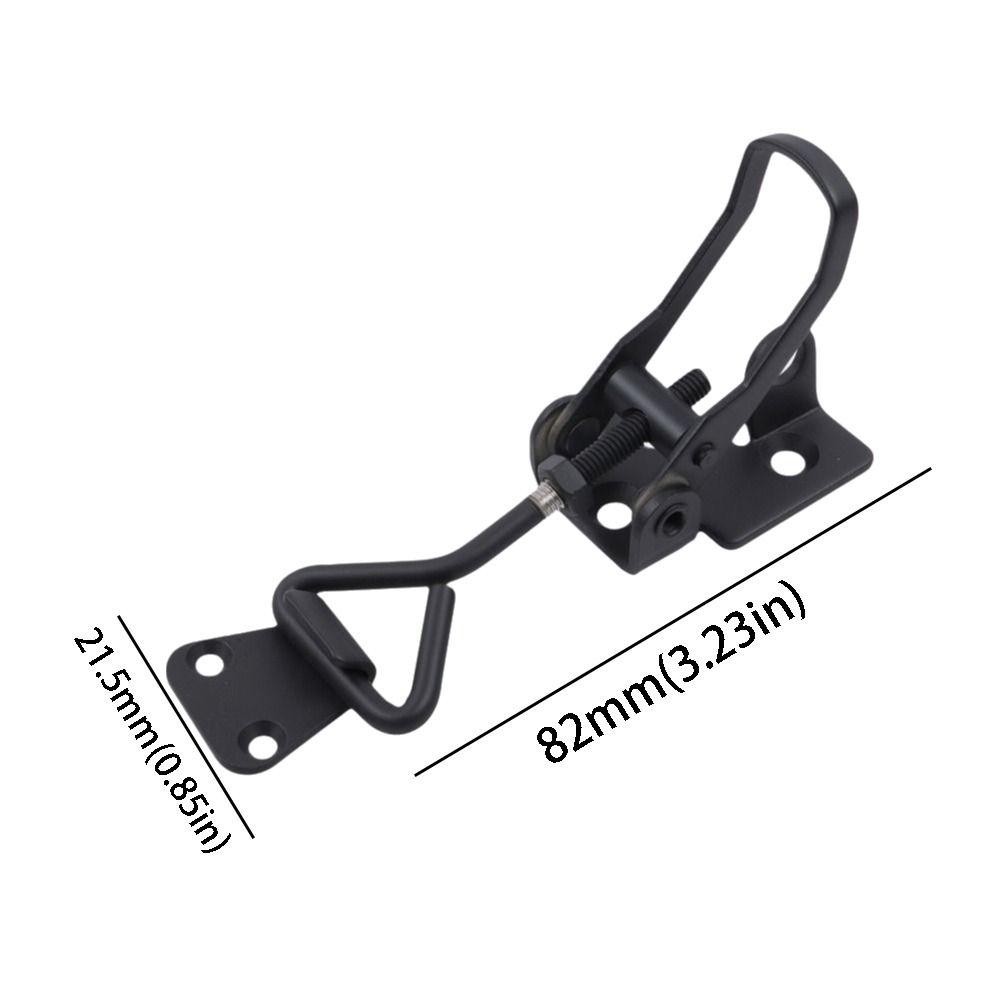 Catch Adjustable Toggle Clamp Cabinet Box Hasp Clamps Black Metal Toggle Clamp  Furniture