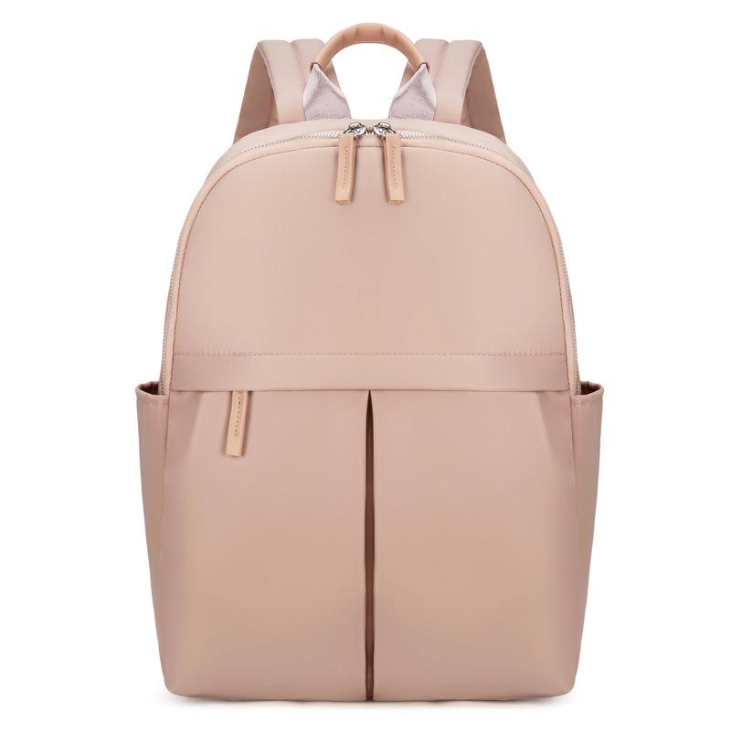 

Простой рюкзак большой вместимости, повседневный, для поездок на работу, многофункциональный, универсальный, модный, сумка для мамы розовый