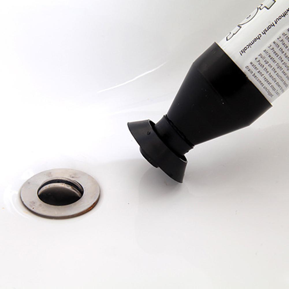 Toilet Plunger High Pressure Toilet Air Plunger with 2 Type Suction Cups Toilet Plunger Tool Pump Toilet Plunger for Bathroom