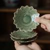 Yue Kiln Celadon Coaster Chinese Creative Handmade Ceramic Cup Holder Tea Holder Tea Ceremony Accessories Heat Insulation Mat
