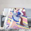 Anime Uma Musume Pretty Derby Blanket Fleece Winter Multi-function Soft Throw Blanket for Home Car Bedspread