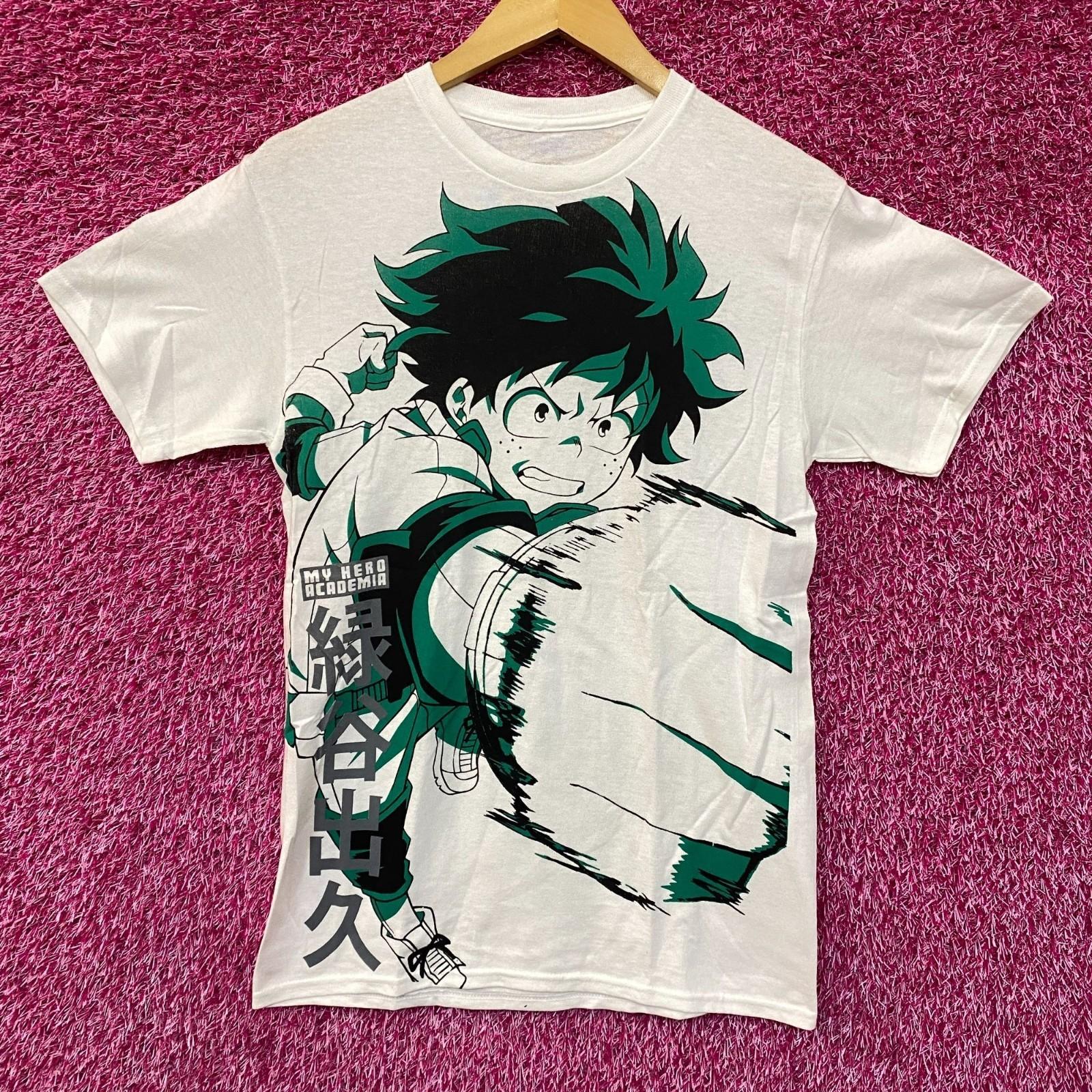 My Hero Academia Izuku Midoriya Deku Smash Anime T-Shirt Small M