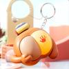 Mini Butt Keychain with Fart Sound Effect LED Light Anxiety Stress Relief Lighted Butt Key Ring Backpack Handbag Hanging Decoration