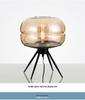 Minimalist Nordic Glass Table Lamp for Bedroom or Living Room Decor