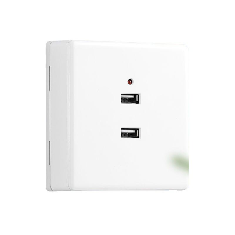 86 Type USB Socket Panel with 220V To 5V Converter, Dual or Quad USB Charging Holes for Open/Concealed Installation