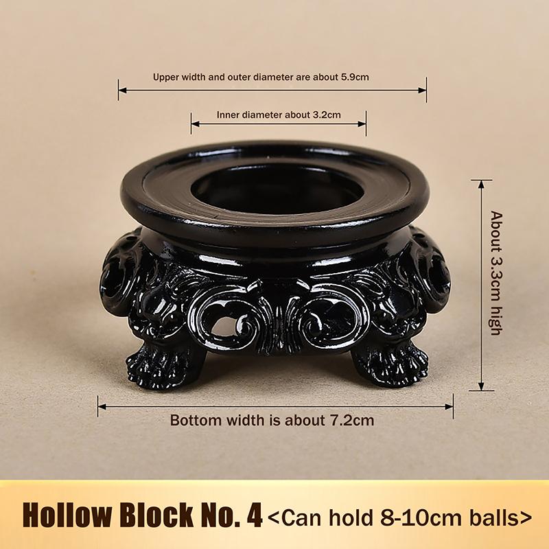 Vintage Crystal Balls Base Resin Sphere Support Display Stand Desktop Ornament Fixed Seat Home Decoration Accessories