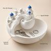 Spiral Divider Conch Shell Storage Box Conch Shell Shape Shell Key Bowl New Catchall Bowl
