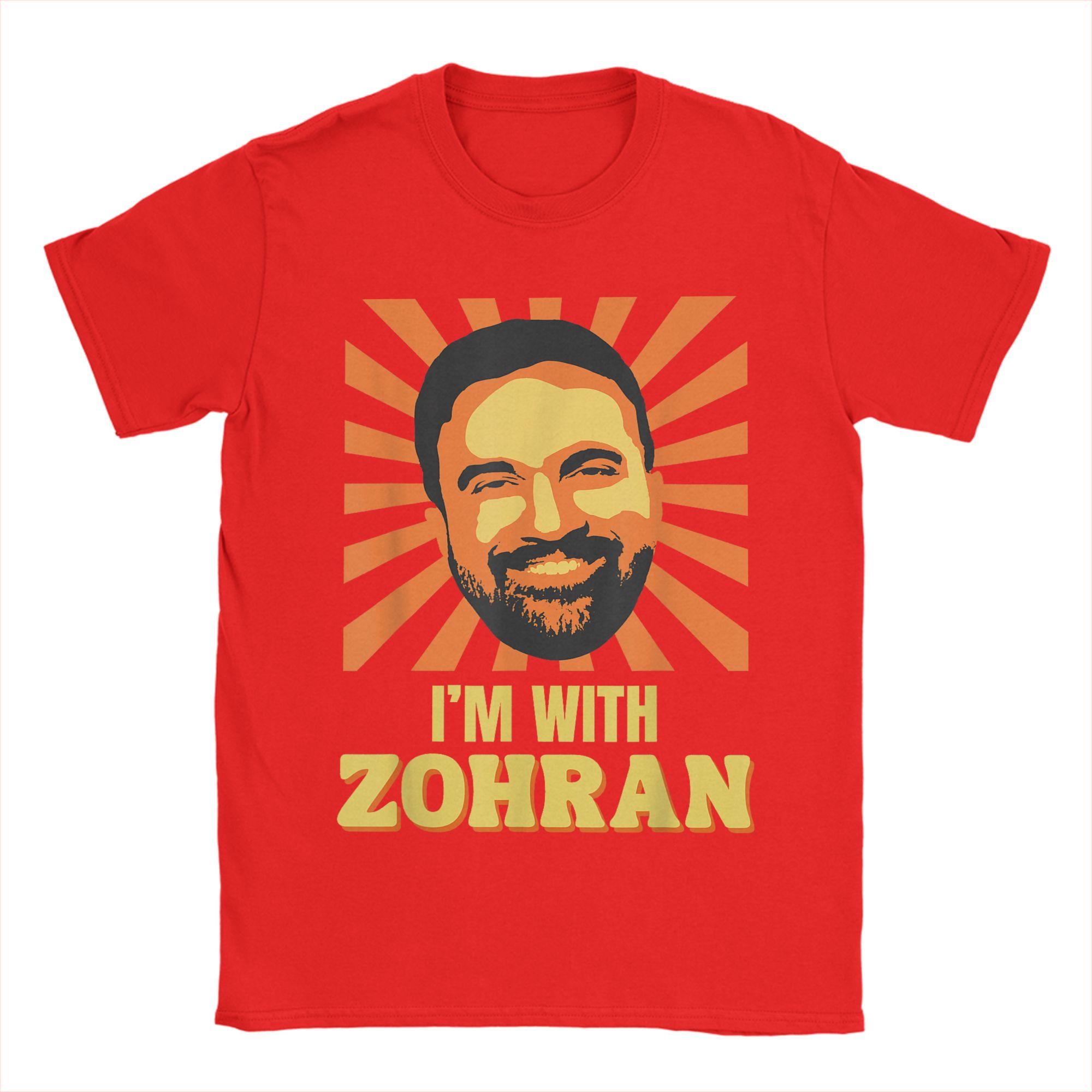 Zohran Mamdani for Mayor Funny Cool Trendy T Shirts Men Pure Cotton Funny T-Shirts Crewneck  Tees Short Sleeve Clothing S