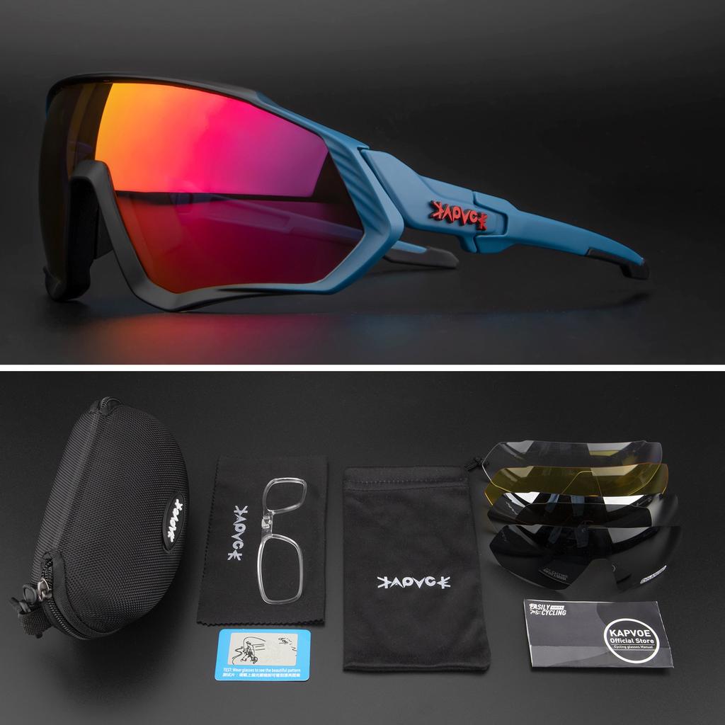 Cycling Glasses Men and Women Outdoor Running Bicycle Polarized Eye Protection Goggles